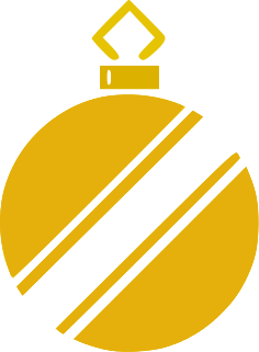 ornament angle stripe gold