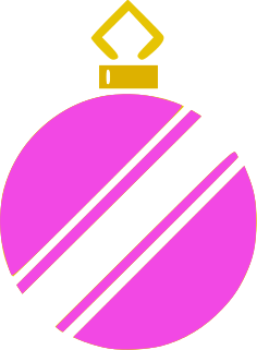 ornament angle stripe pink