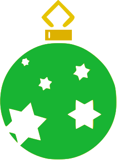 ornament stars green