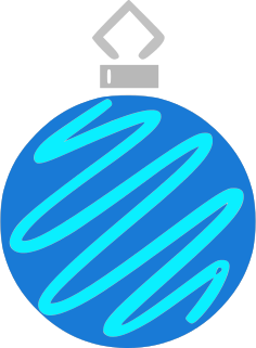 ornament zigzag blue cyan