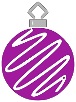 tree ornament 07 purple