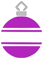tree ornament 09 purple