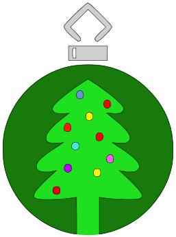 tree ornament 11 green