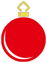 tree ornament red