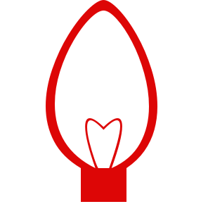 bulb 1 red