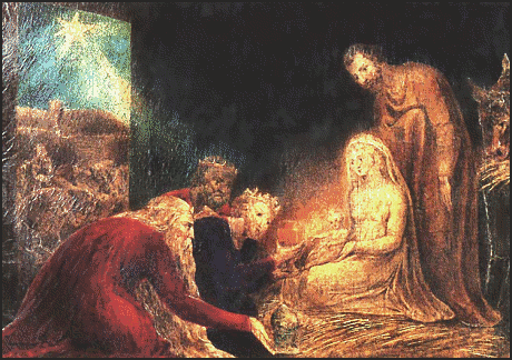 Adoration of the Magi  Blake