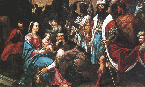 Adoration of the Magi  Lallemant