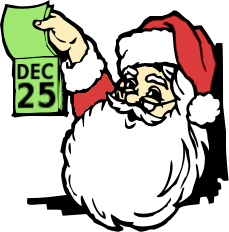 Santa reminder Dec 25 color