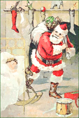 sneaking Santa