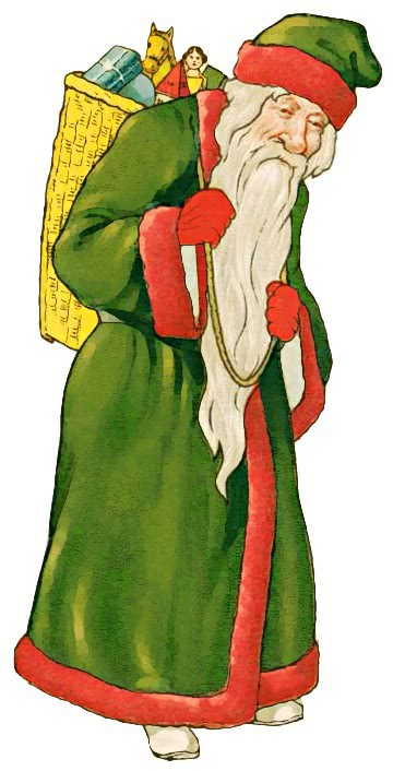 Santa green coat 1907