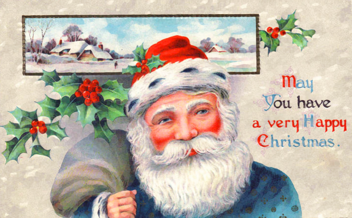 Santa postcard 1913
