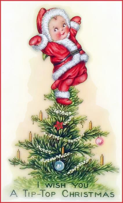 Santa baby tree ornament 1910