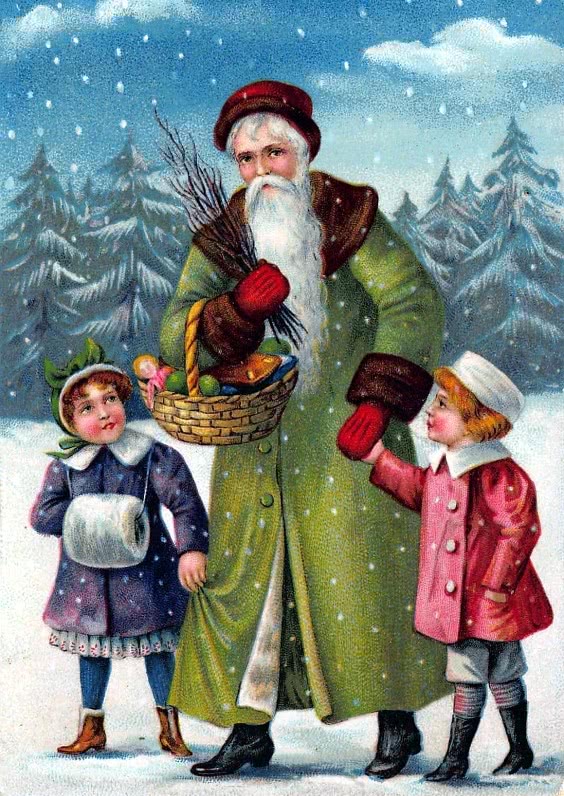 Santa green suit 1909
