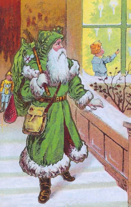Santa green suit 1910