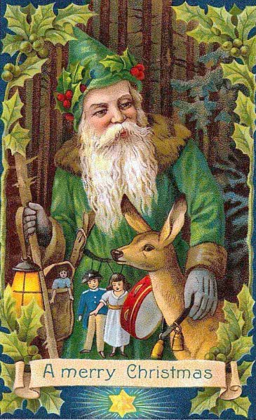 Santa in woodlands