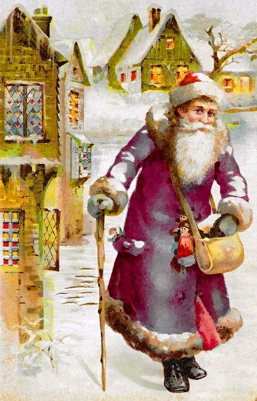 Santa purple coat 1907