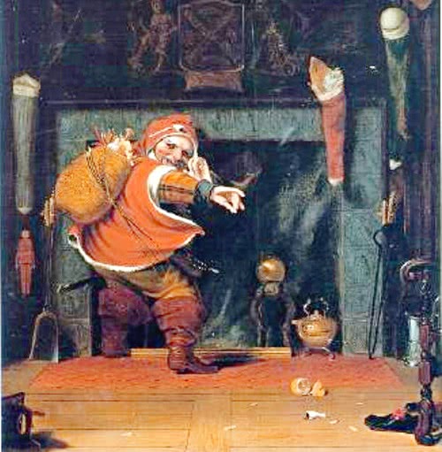 Santa touching nose 1838
