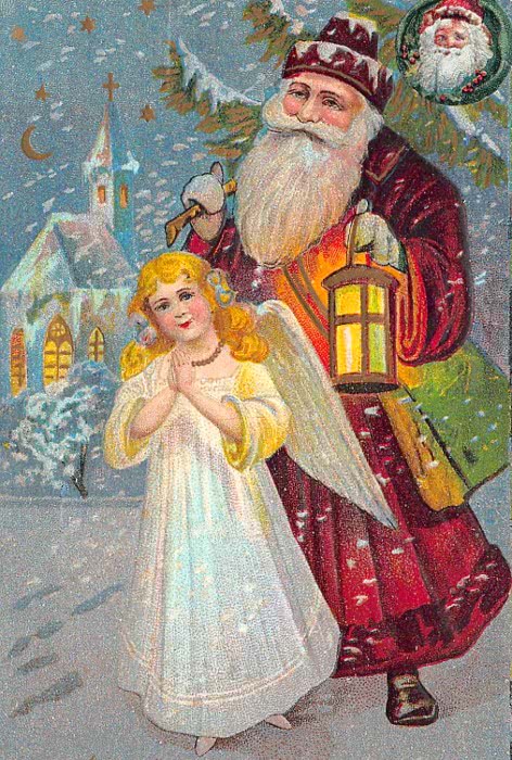 Santa w angel 1908