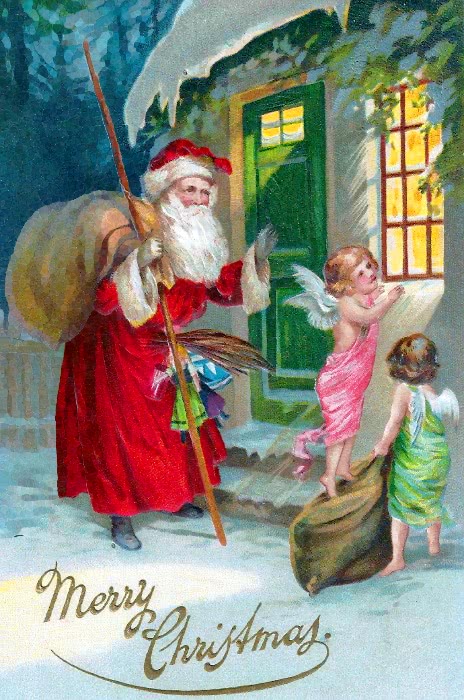Santa w angels 1911