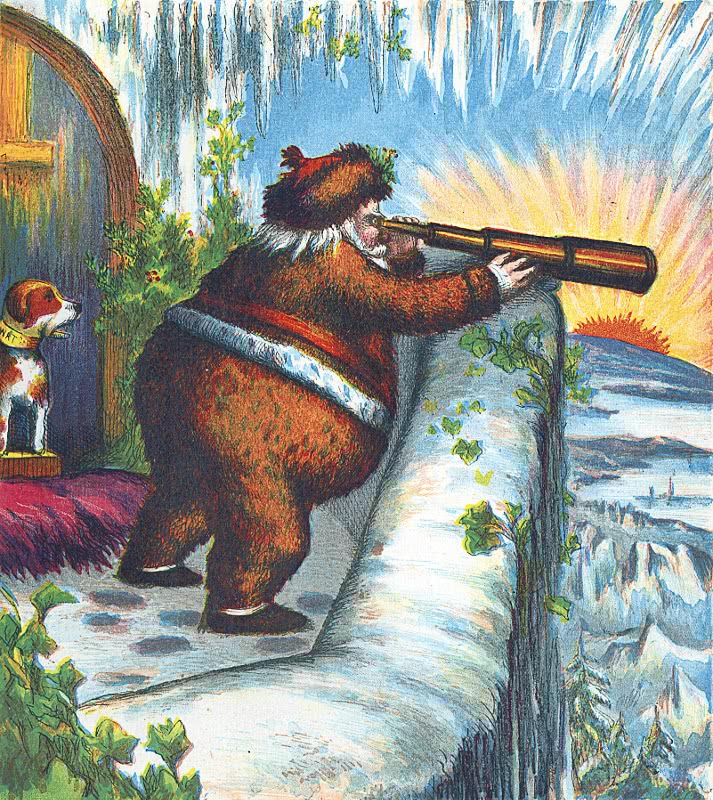Santa w spyglass 1869