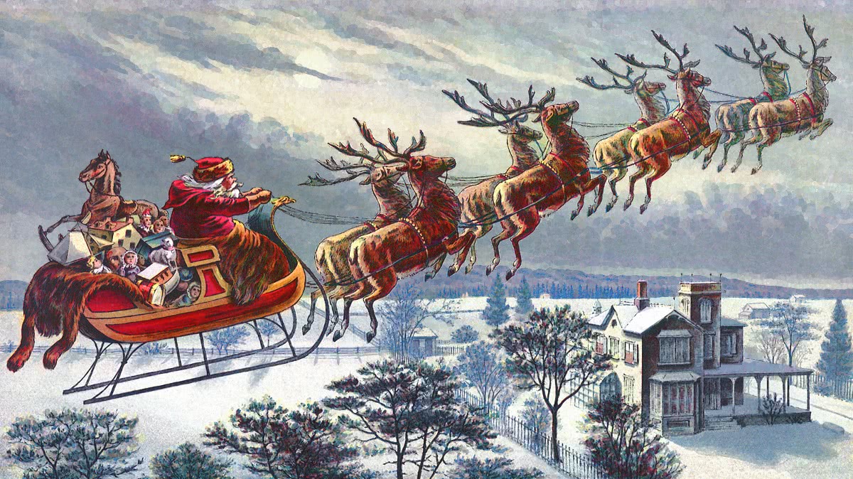 Santas sleigh 1918