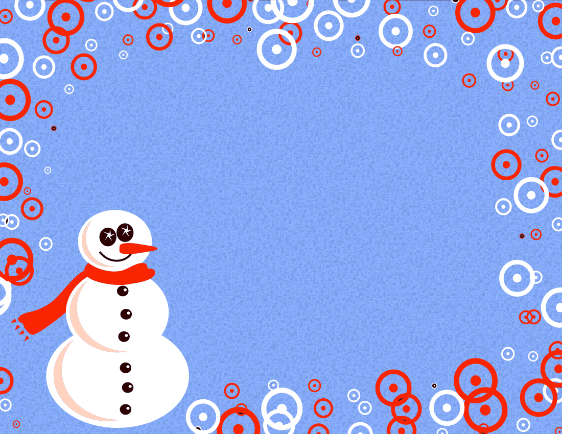 snowman background