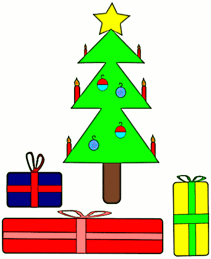 christmas tree w packages