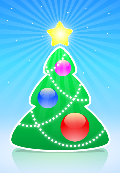 Christmas tree radiant