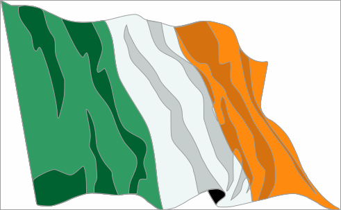 Flag Irish right