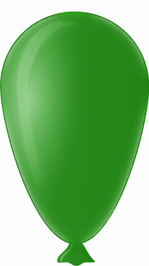 large balloon green