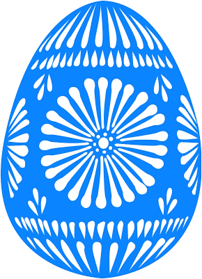 Easter egg blue