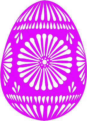 Easter egg purple