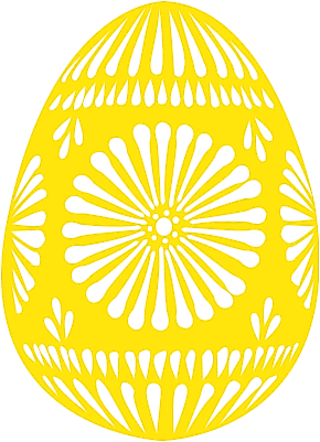 Easter egg yellow