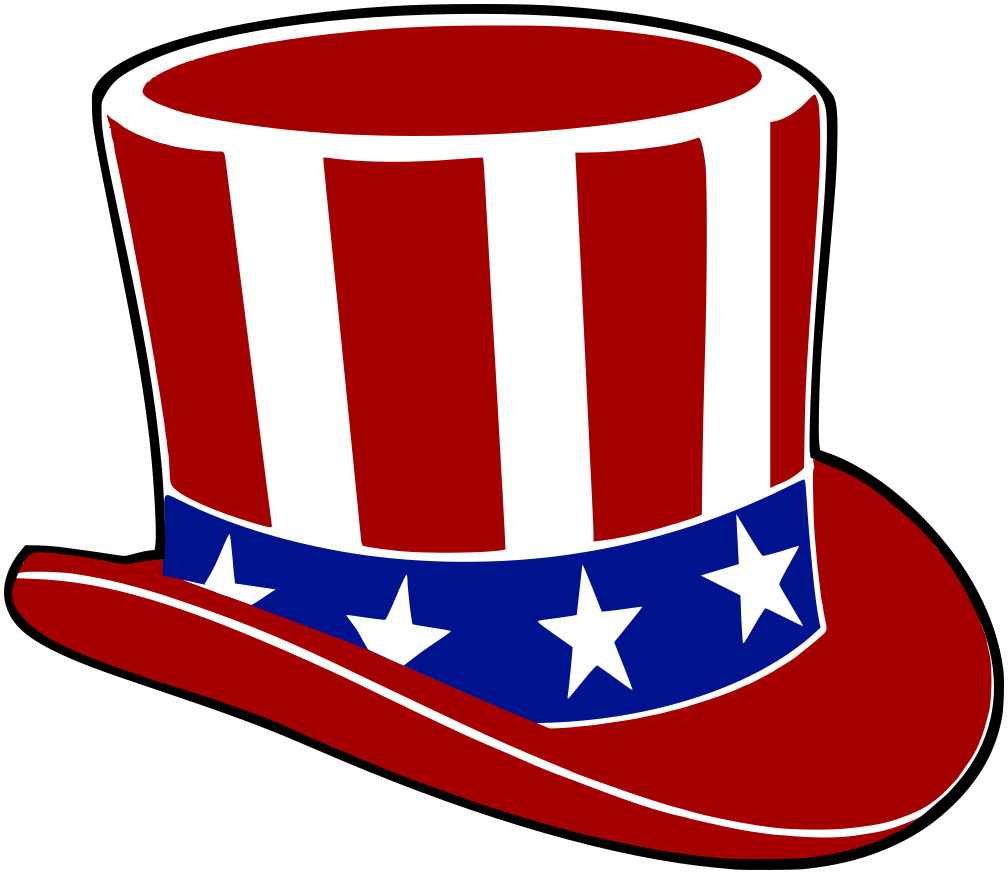 Uncle Sam vote hat