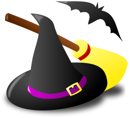 halloween icon witch hat