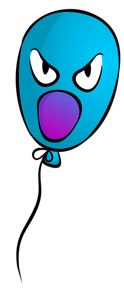 Balloon Halloween blue