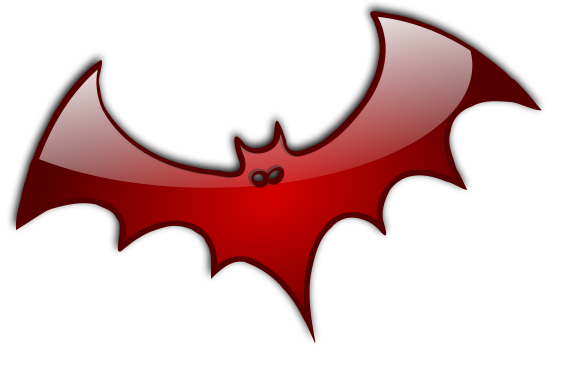 glossy bat red