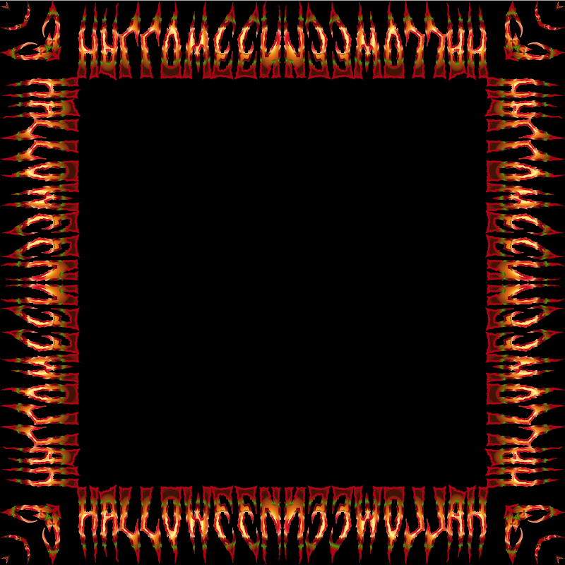 Halloween page square