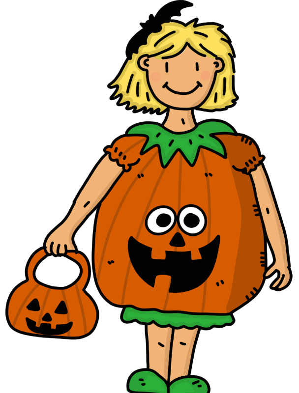 pumpkin girl costume