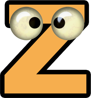 eyeball letter Z