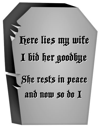 epitaph wife