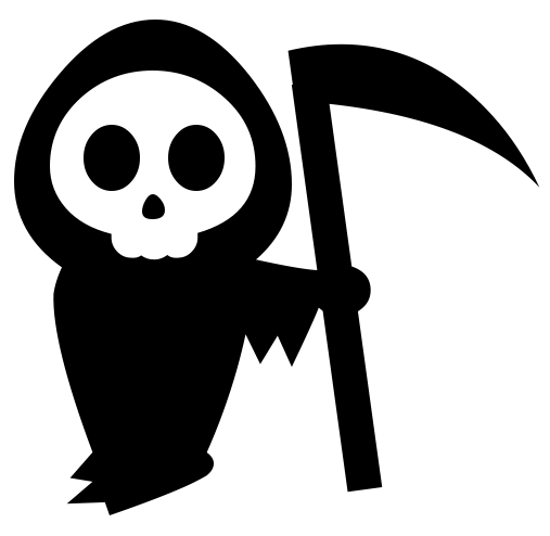 death holding sickle