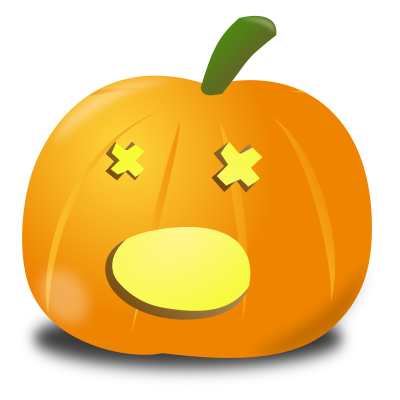 pumpkin scared