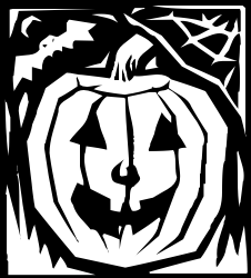 pumpkin icon BW