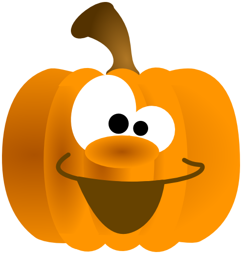 pumpkin cartoon laughing