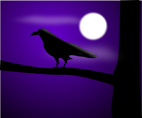 raven moon illustration