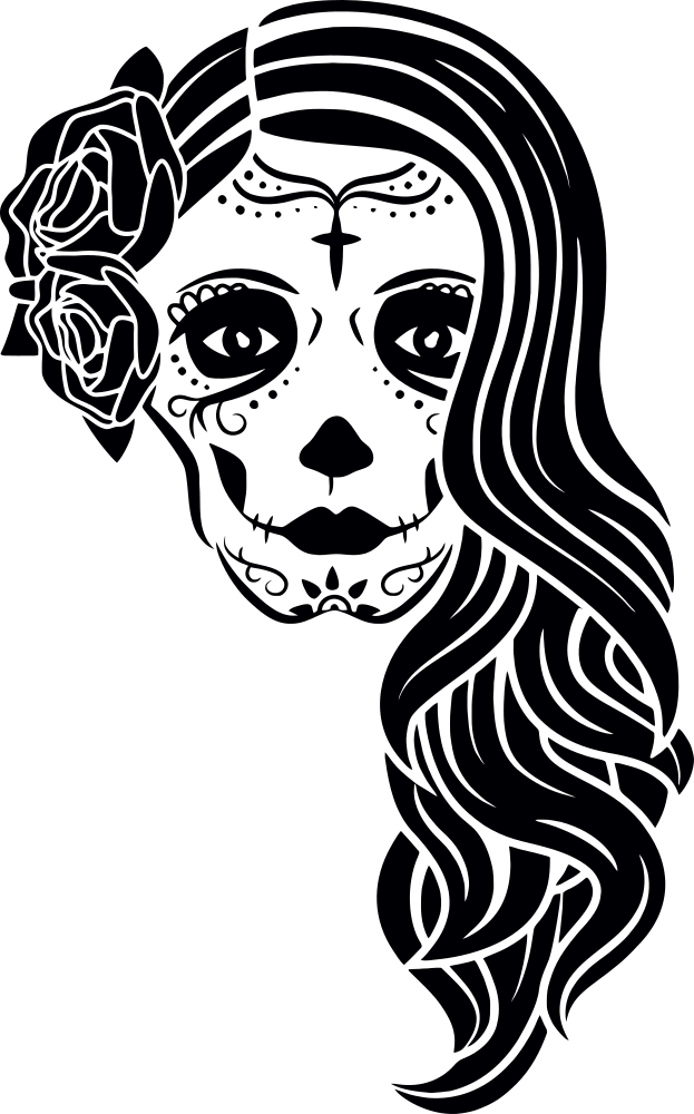 skull decorated 2
