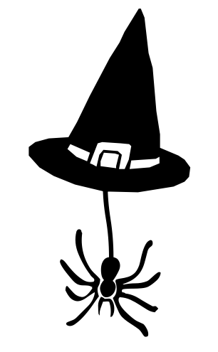 spider on hat