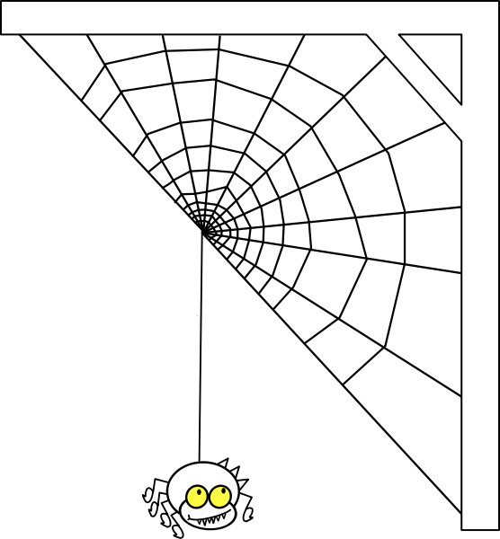 spider web corner