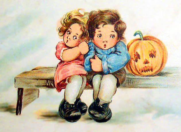 Halloween pumpkin kids
